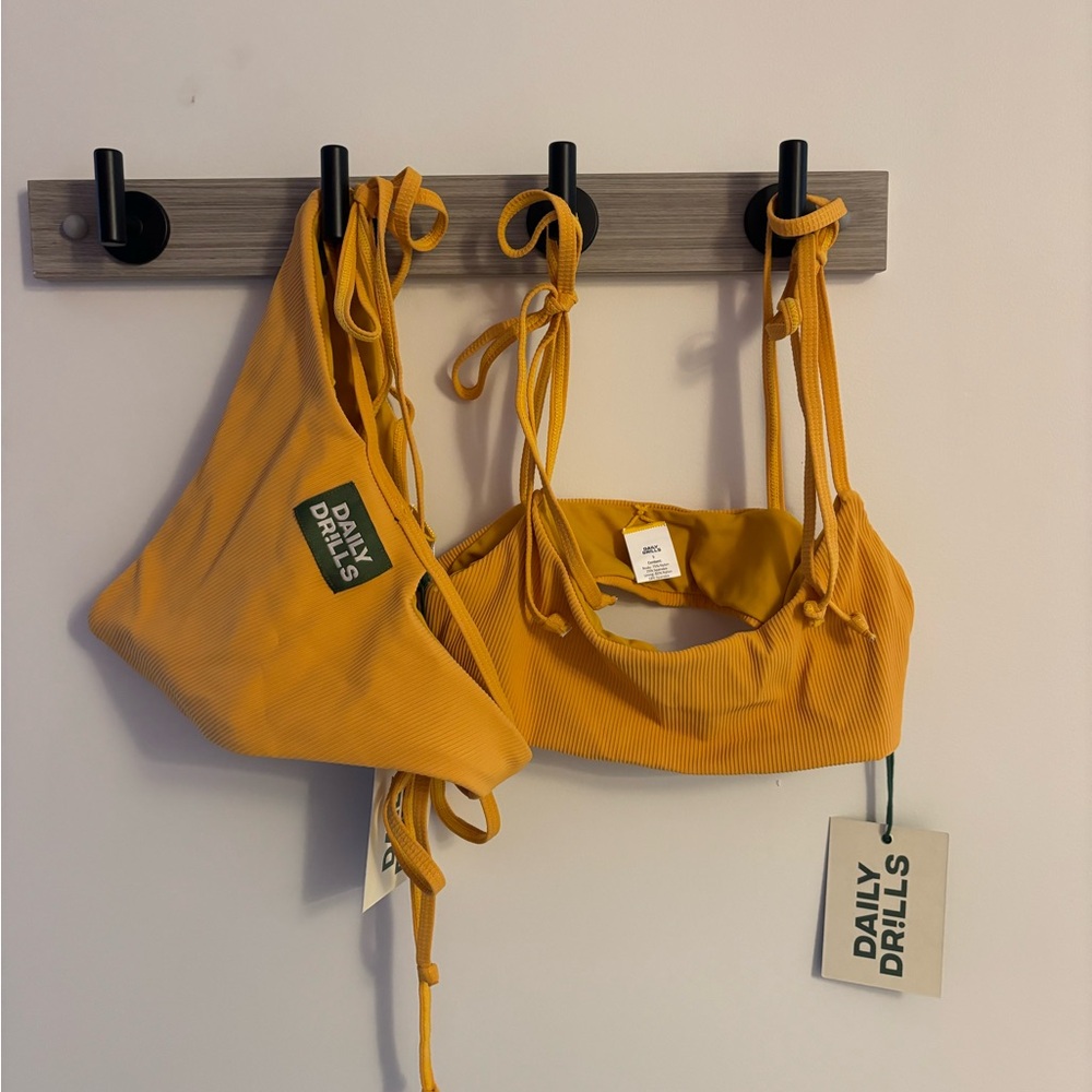 Daily Drills Yellow Bikini Set
